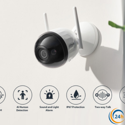 camera ip wifi bullet c1 4mp smart dual light dahua dh f4c pv 4